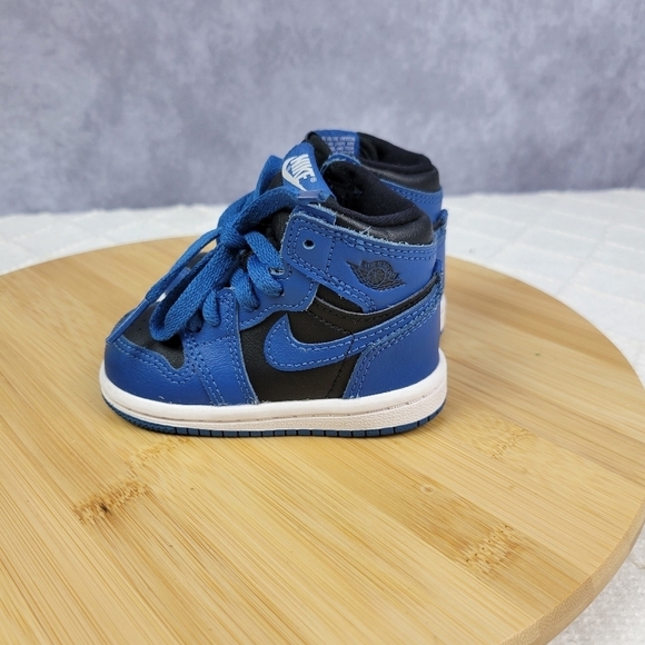 Nike Air Jordan 1 Retro High OG TD - Dark Marina Blue Size 4C - Picture 1 of 10
